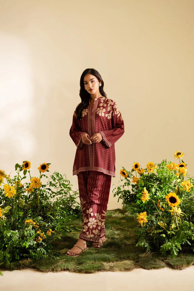 Printed Ladies 2 Piece Suit