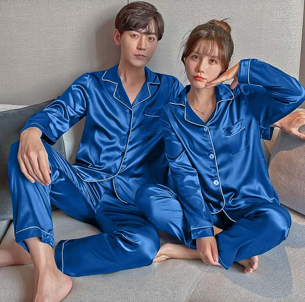 Sada-Bahar 2-Piece Silk Night Suit for Her