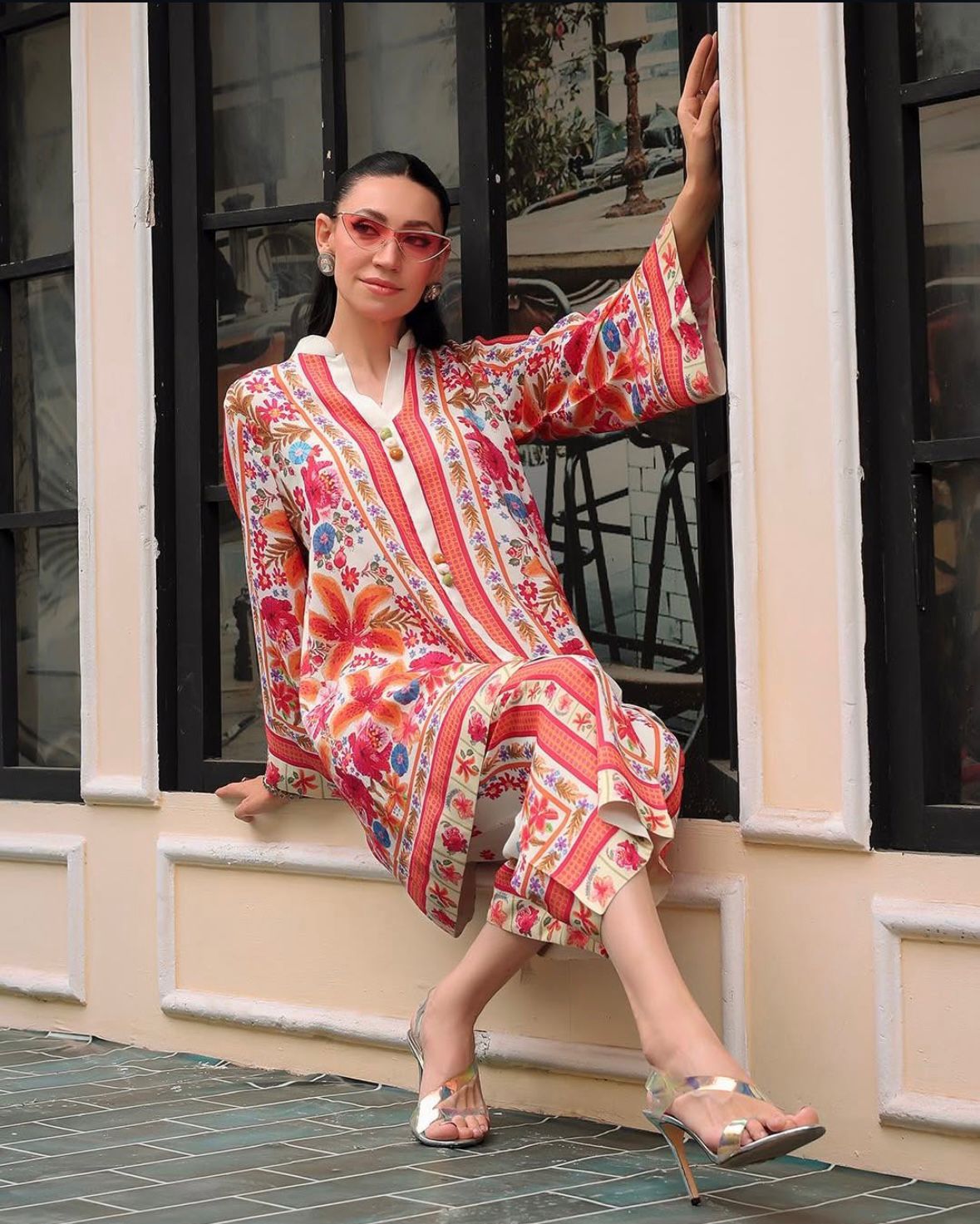 Printed Ladies 2-Piece Suit