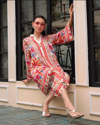 Printed Ladies 2-Piece Suit