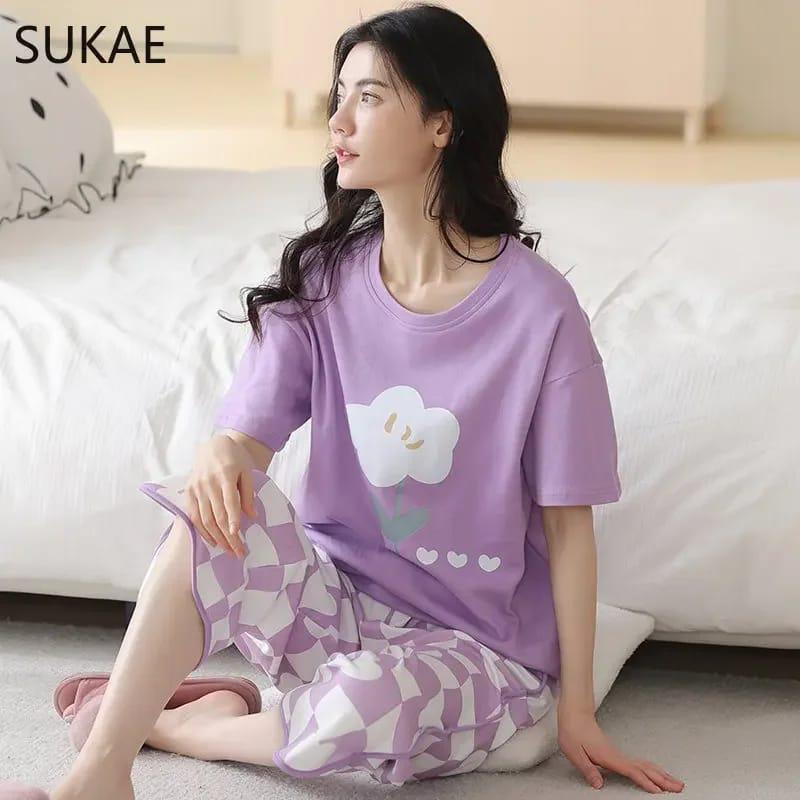 Charming Printed Night Suit