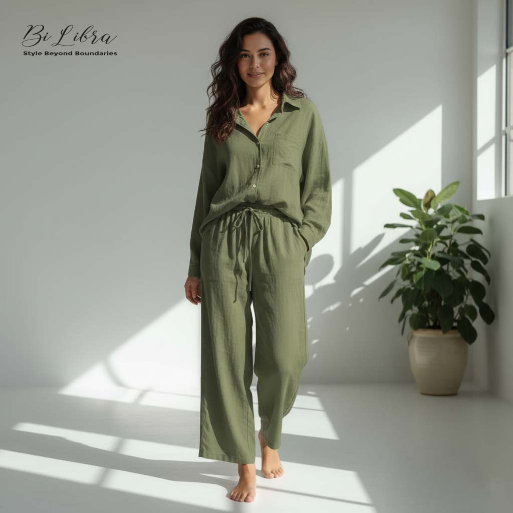 Button Down Shirt Co-ord Set