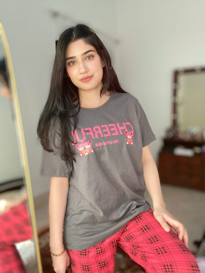 Cheerfull Print Dream wear Sleep Suit
