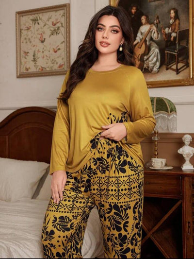 Floral Print Full Sleeves with floral Printed pajama