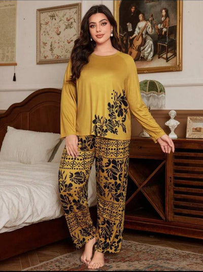 Floral Print Full Sleeves with floral Printed pajama