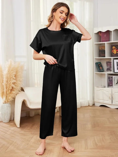 Pocket Style Casual 2-Pcs Night  Suit – for All Seasons