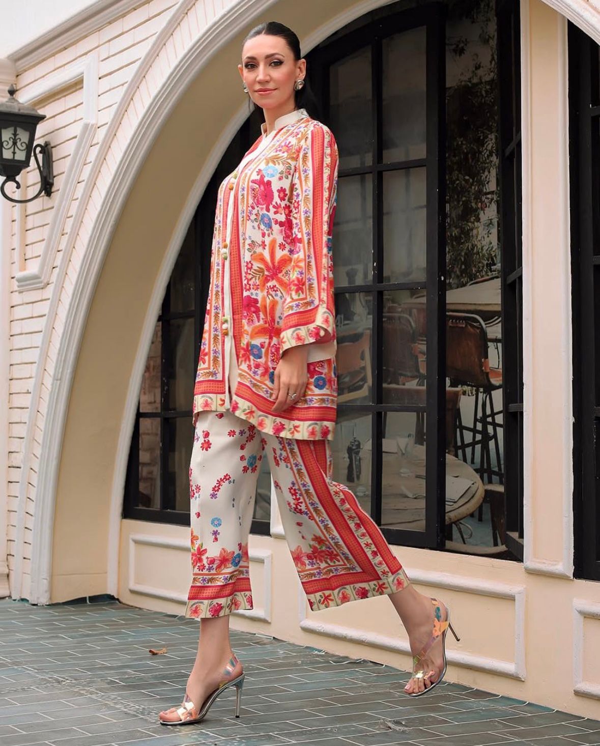 Printed Ladies 2-Piece Suit